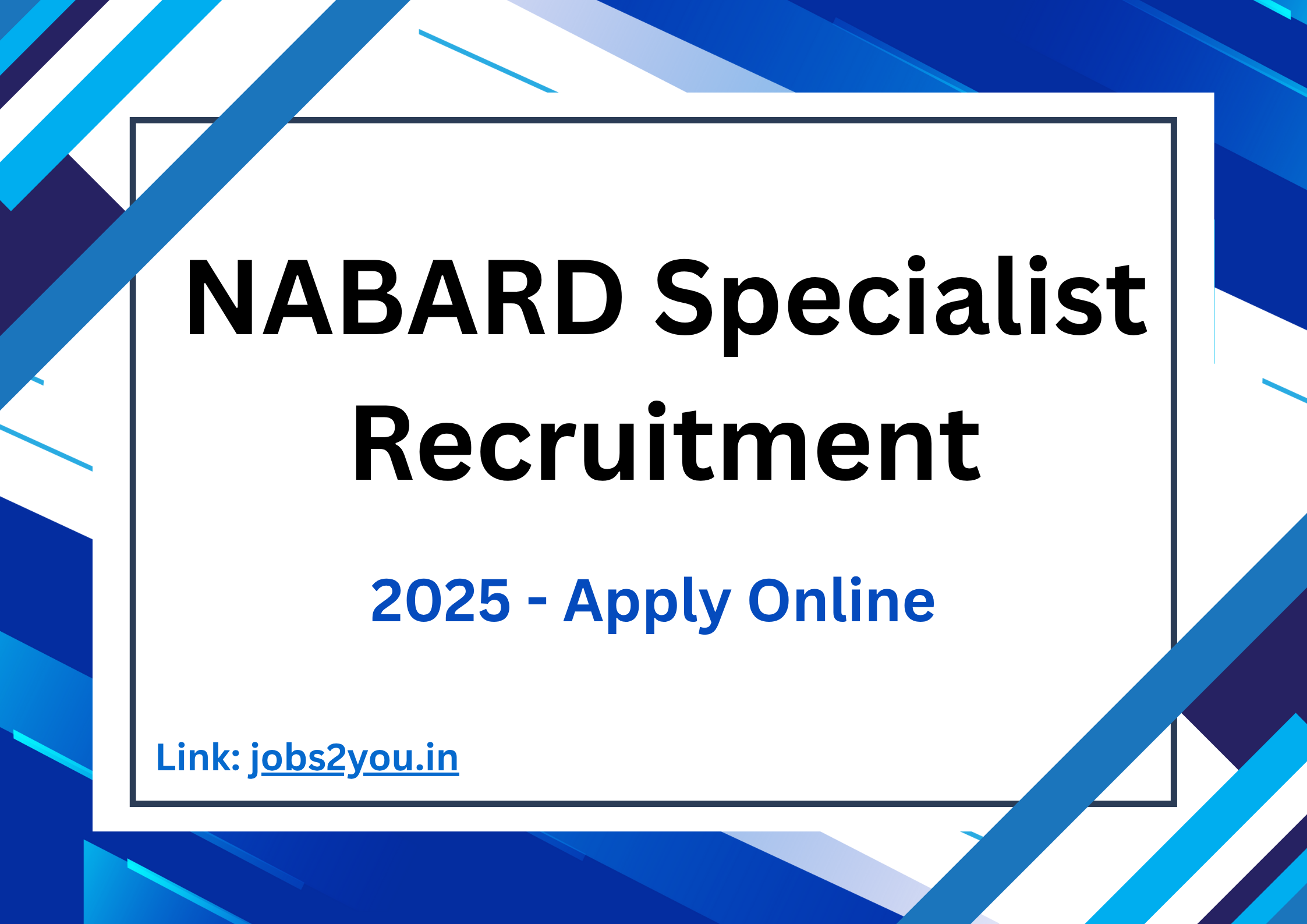 NABARD Specialist Recruitment